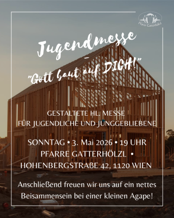 Jugendmesse 3. Mai 2026